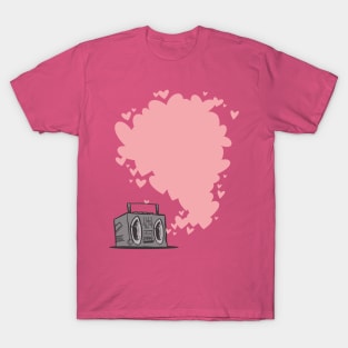 Love Boom Box T-Shirt